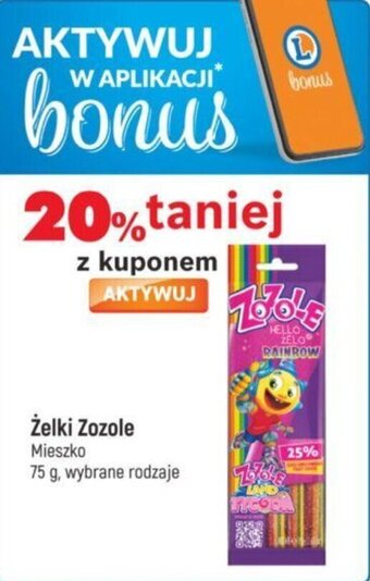 E.Leclerc Żelki Zozole Mieszko 75g oferta
