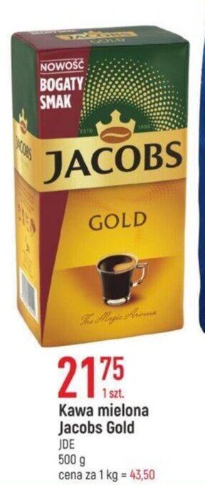E.Leclerc Kawa mielona Jacobs Gold JDE 500g oferta