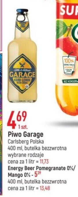 E.Leclerc Piwo Garage Carlsberg Polska 400ml oferta