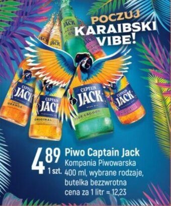 E.Leclerc Piwo Captain Jack Kompania Piwowarska 400ml oferta