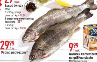 E.Leclerc Pstrag patroszony 1kg oferta