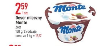 E.Leclerc Deser mleczny Monte Zott 150g oferta