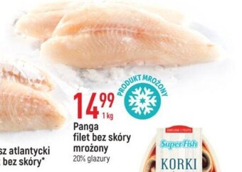 E.Leclerc Panga filet bez skóry mrożony 20% glazury 1kg oferta