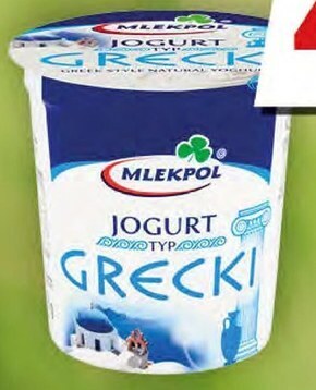Groszek Mlekpol jogurt typ grecki 350 g oferta