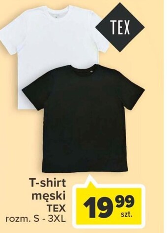 Carrefour Market T-shirt męski tex oferta