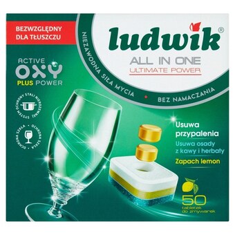 Stokrotka Ludwik all in one lemon tabletki do zmywarek 900 g (50 sztuk) oferta