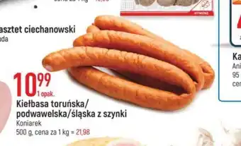 E.Leclerc Kiełbasa toruńska/ podwawelska/śląska z szynki 500g oferta