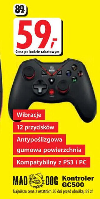 Media Expert MAD DOG Kontroler GC500 oferta