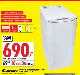 CANDY Pralka automatyczna TOP