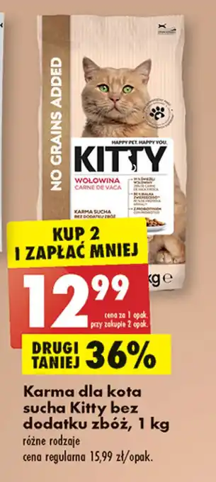 Biedronka Kitty Karma dla kota sucha 1kg oferta