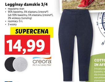 Lidl Legginsy damskie 3/4 oferta