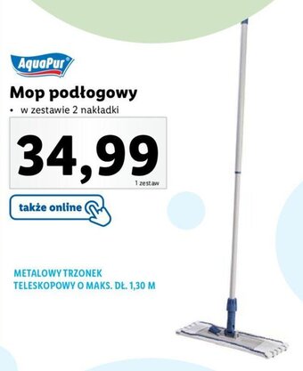 Lidl AquaPur Mop podłogowy oferta