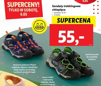 Lidl Sandały trekkingowe chłopięce oferta