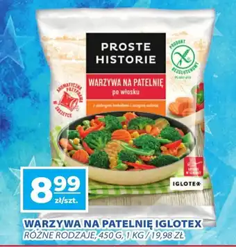 Top Market WARZYWA NA PATELNIĘ IGLOTEX 450 G oferta