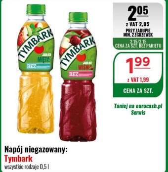 Eurocash Napój niegazowany: Tymbark 0,5l oferta