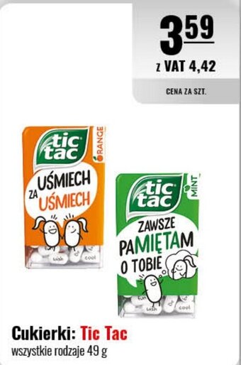 Eurocash Cukierki: Tic Tac 49 g oferta
