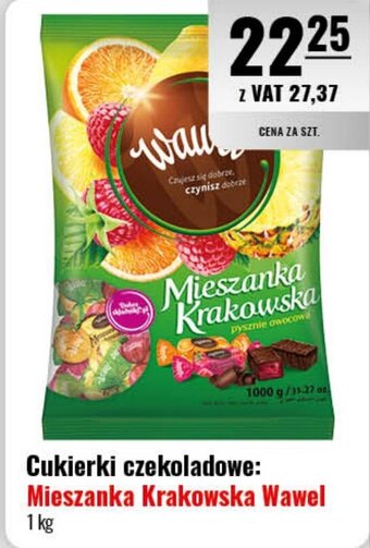 Eurocash Cukierki czekoladowe: Mieszanka Krakowska Wawel 1kg oferta