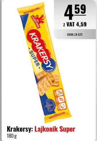 Eurocash Krakersy: Lajkonik Super 180g oferta