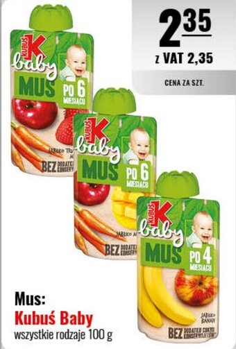 Eurocash Mus: Kubuś Baby 100 g oferta
