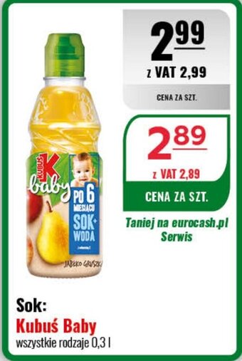 Eurocash SOK Kubuś Baby 0,3l oferta