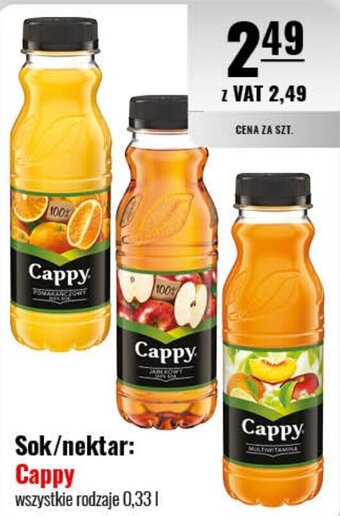 Eurocash Sok/nektar: Cappy 0,33l oferta