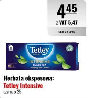 Eurocash Herbata ekspesowa: Tetley Intensive oferta