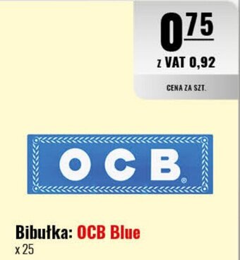 Eurocash Bibułka: OCB Blue x 25 oferta