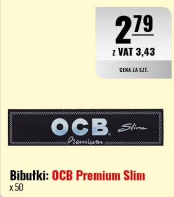 Eurocash Bibułki: OCB Premium Slim x50 oferta