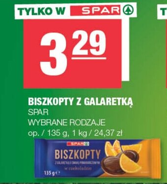 Spar BISZKOPTY Z GALARETKĄ SPAR 135g oferta