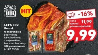 Kaufland LET'S BBQ Boczek w marynacie paprykowej 300g oferta