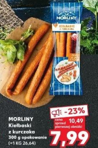 Kaufland MORLINY Kiełbaski z kurczaka 300 g oferta