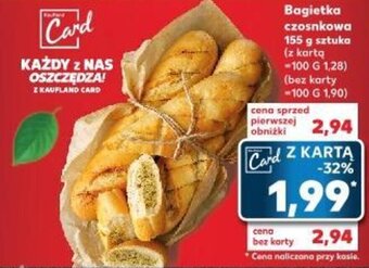 Kaufland Bagietka czosnkowa 155 g oferta