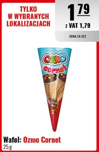 Eurocash Wafel: Ozmo Cornet 25 g oferta