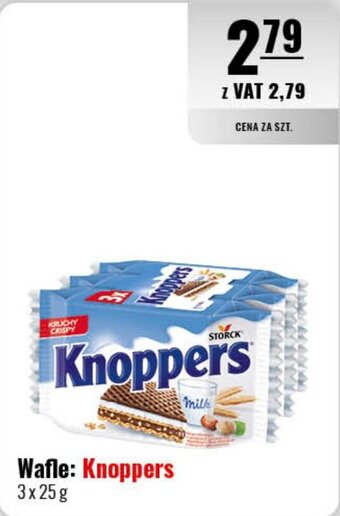 Eurocash Wafle: Knoppers 3x25g oferta