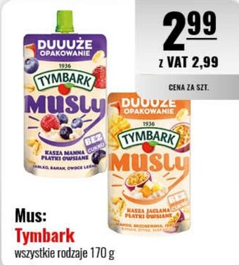 Eurocash Mus: TYMBARK 170g oferta