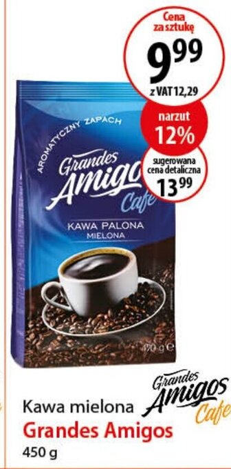 Eurocash Kawa mielona Grandes Amigos 450 g oferta