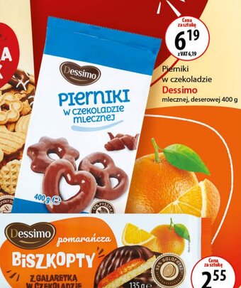 Eurocash Pierniki w czekoladzie Dessimo 400 g oferta