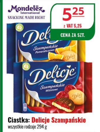Eurocash Ciastka: Delicje Szampańskie 294 g oferta