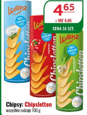 Eurocash Chipsy: Chipsletten 100 g oferta