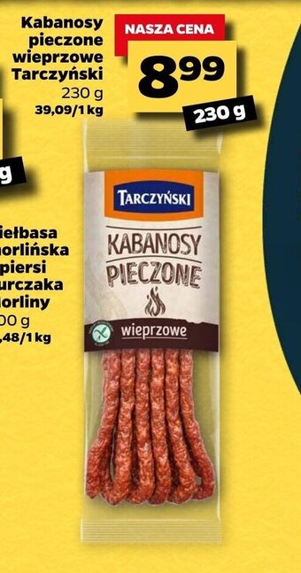 Netto Kabanosy pieczone wieprzowe Tarczyński 230g oferta