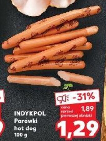 Kaufland INDYKPOL Parówki hot dog 100 g oferta
