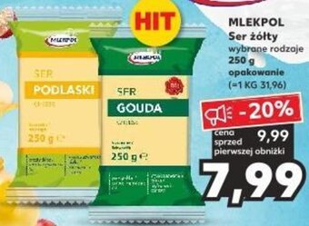 Kaufland MLEKPOL Ser żółty 250 g oferta