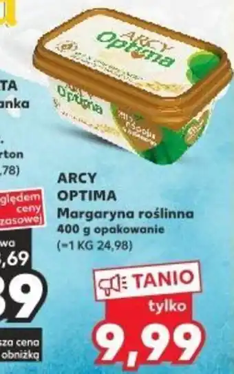 Kaufland ARCY Optima Margaryna roślinna 400 g oferta