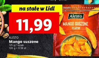 Lidl Mango suszone oferta