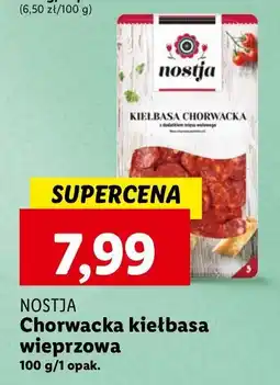 Lidl Kiełbasa chorwacka wieprzowo-wołowa oferta