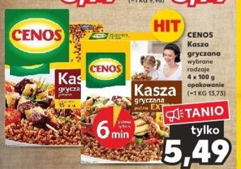 Kaufland Cenos Kasza gryczana 4x100g oferta