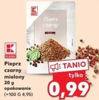 Kaufland Kaufland Pieprz czarny mielony 20 g oferta