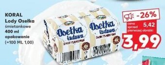 Kaufland KORAL Lody Osełka 400ml oferta