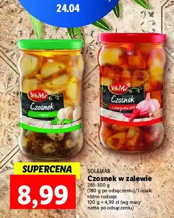 Lidl Czosnek marynowany z ziołami oferta