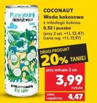 Kaufland COCONAUT Woda kokosowa z młodego kokosa 0,32 I oferta